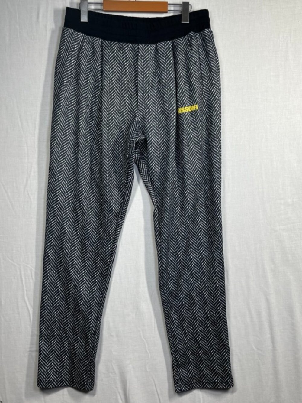 MISSONI Pants Mens Large Black Made in Italy Pockets